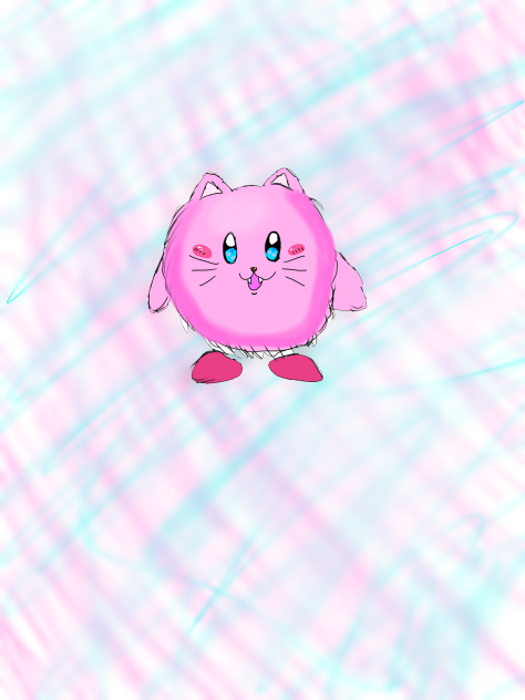 まつ　ビビィご相談ページ 猫化カービィ - ibisPaint