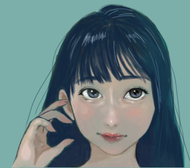 厚塗り練習