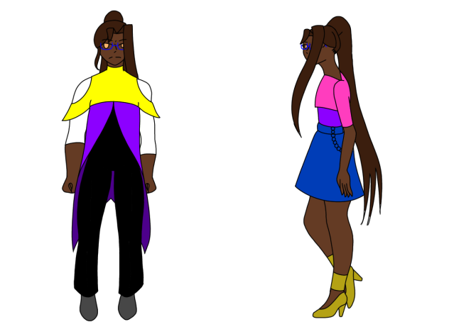 Styphf's bisexual and non binary dress