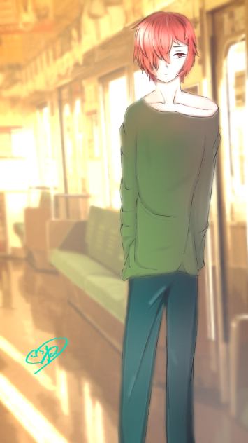 夕陽の少年