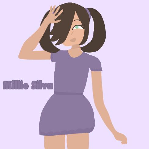 No outline art style girl