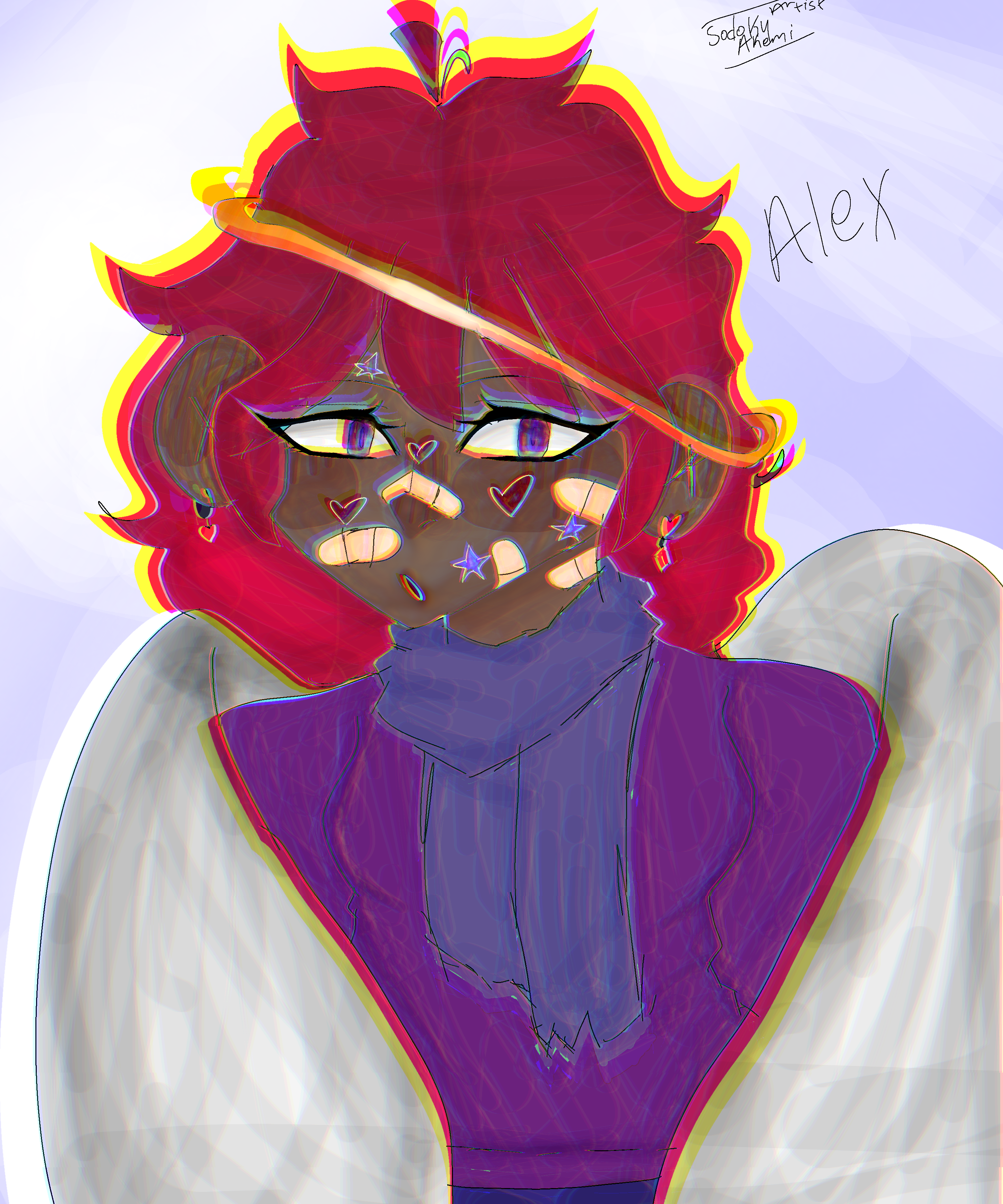 I made A character - ibisPaint