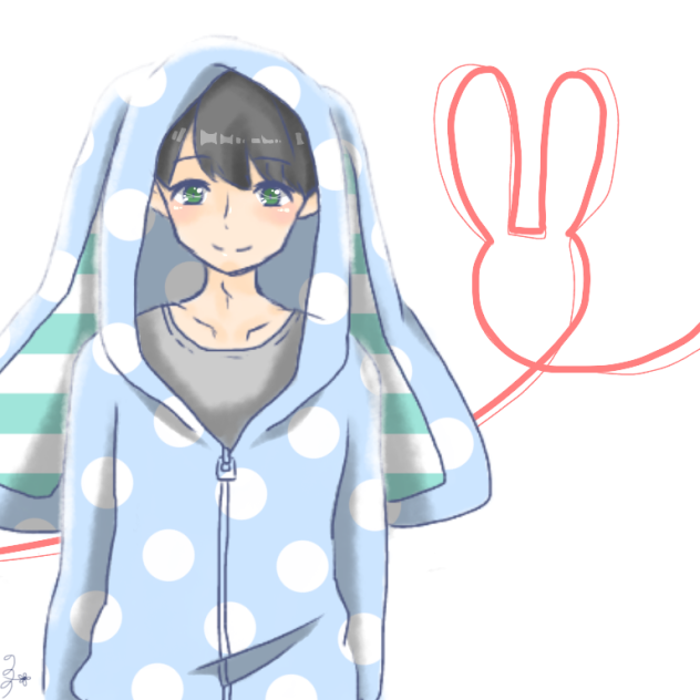 うさぎ男子 〔 青 〕