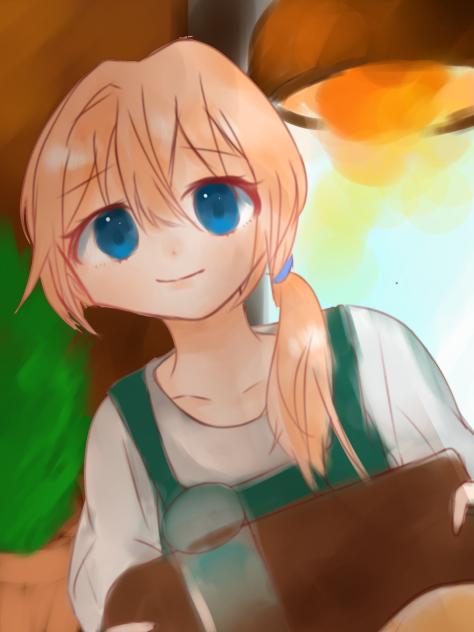 カフェの優しい店員さん