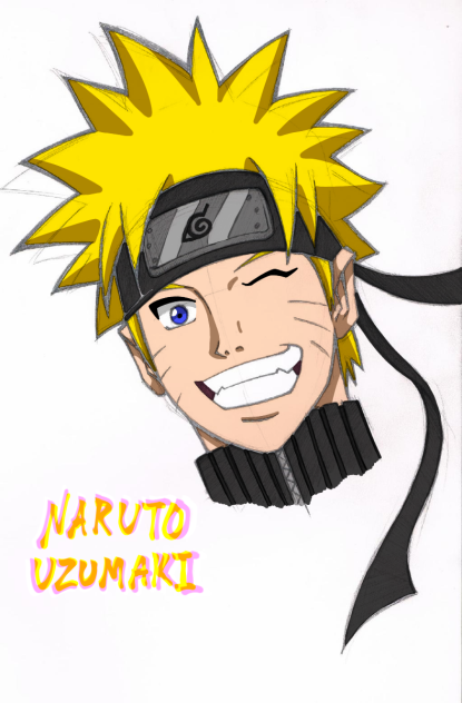 🍃Naruto Uzumaki Drawing🍃