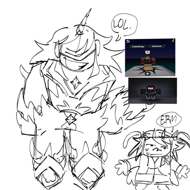 Little doodle of two of my roblxoocs