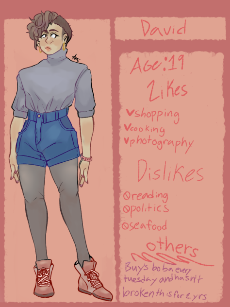 my oc's ref sheet - ibisPaint