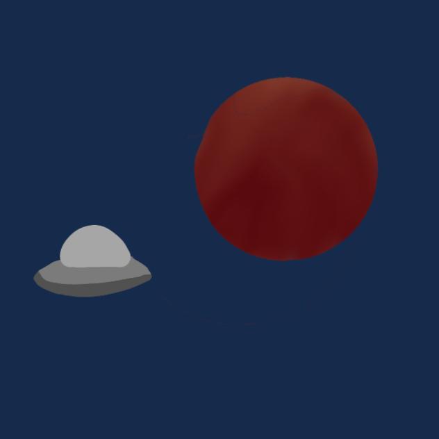Aliens land on mars - ibisPaint