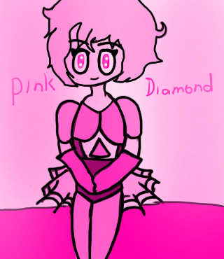pink diamond speed art - ibisPaint