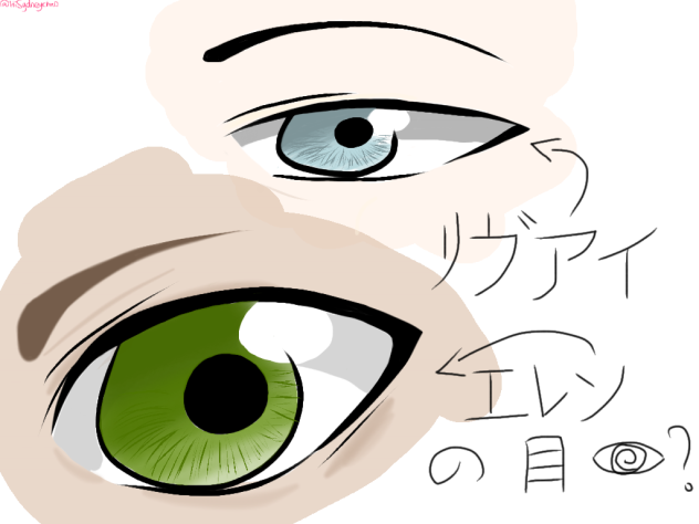 リヴァイ & エレン の 目？