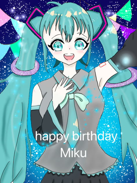 happy birthday miku
