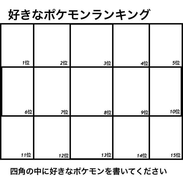 ポケモンランキング
