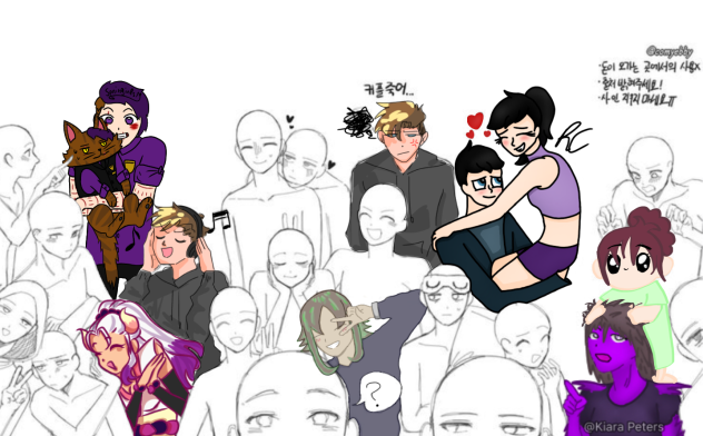 big collab (with my old oc)