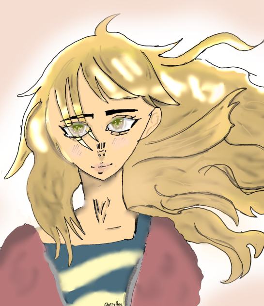 In the wind - ibisPaint