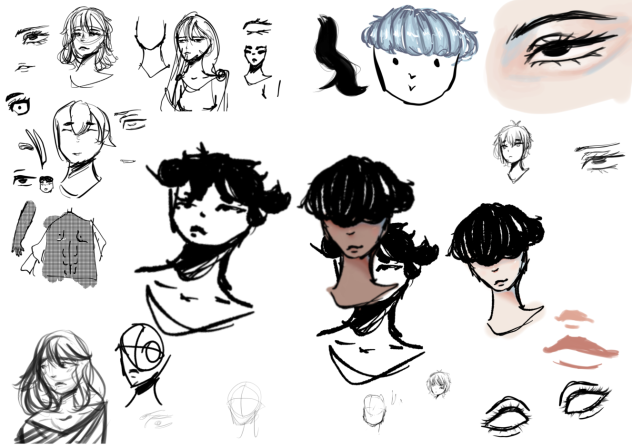 Trying out a lot of brushes - ibisPaint