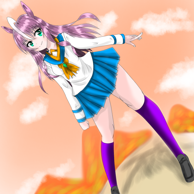 秋の夕方