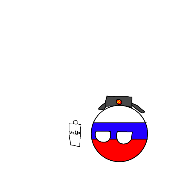 russia with his vodka