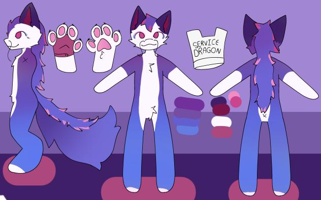 ref page of a friend's oc