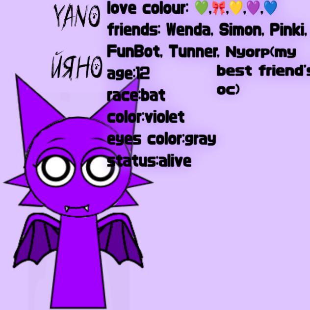 information about my sprunksprunk oc