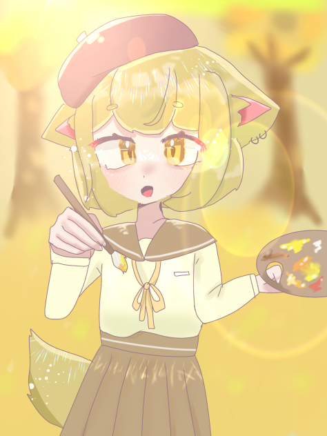 秋の美しさ、