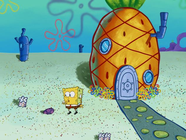 spongebob's house