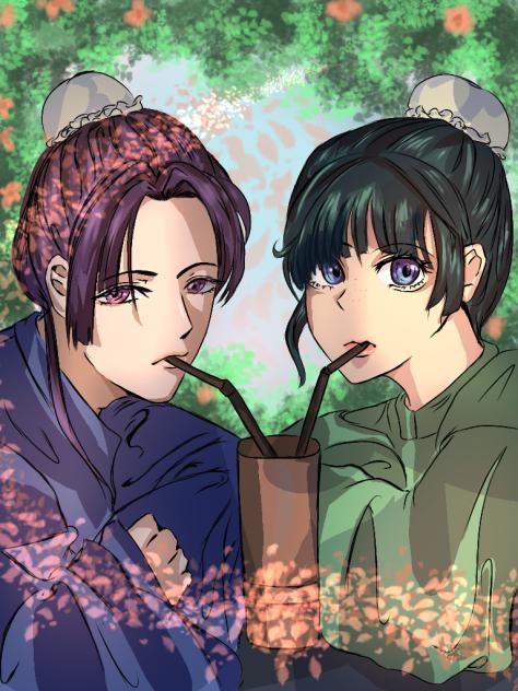 Maomao x Jinshi fanart