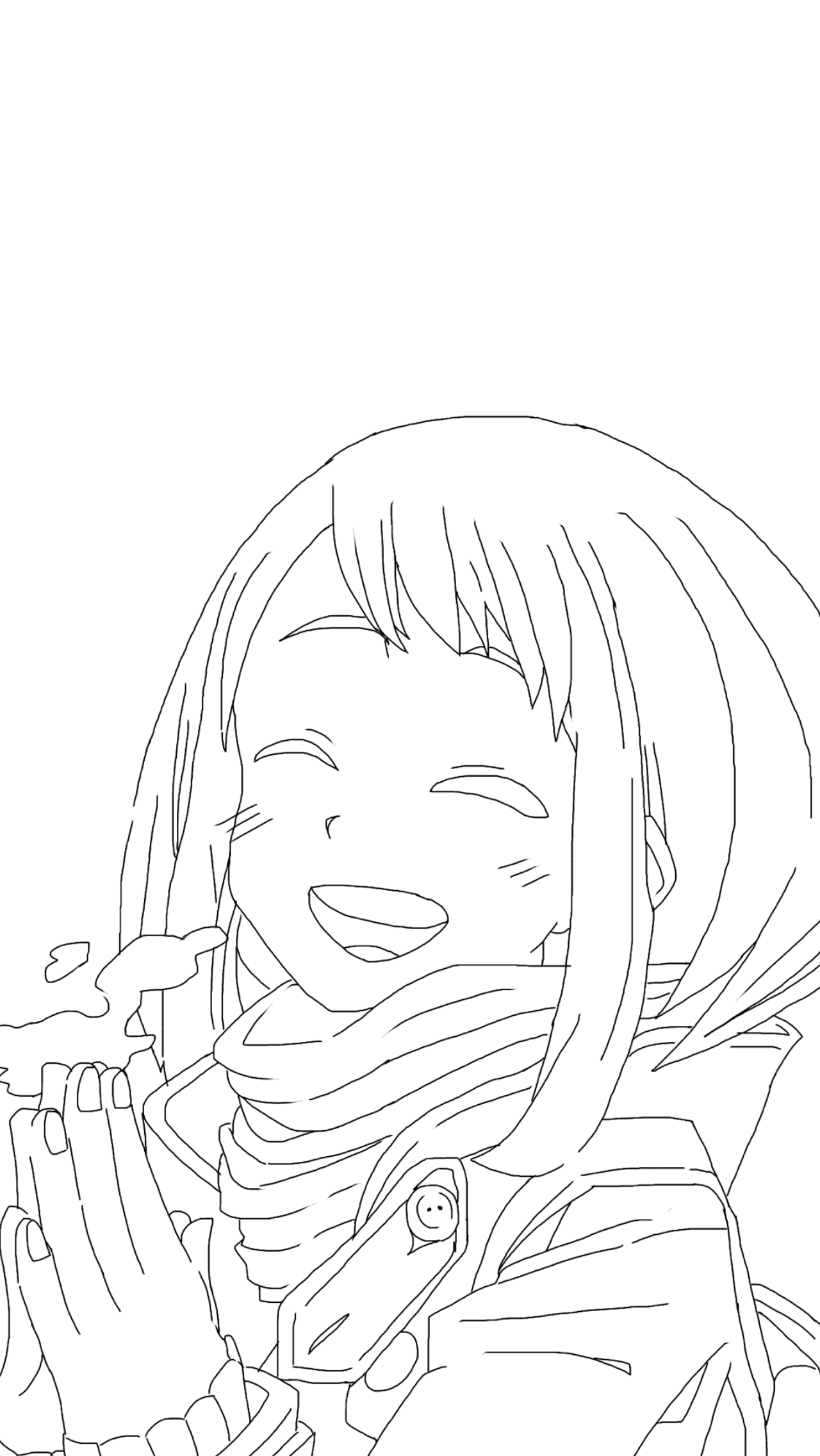 おチャコちゃん塗り絵 トレス - ibisPaint