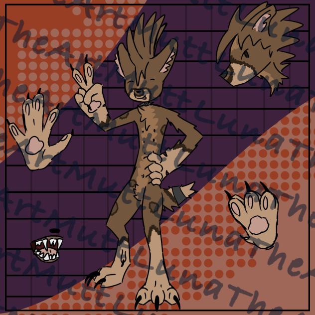 Anthropomorphized Hyena Me
