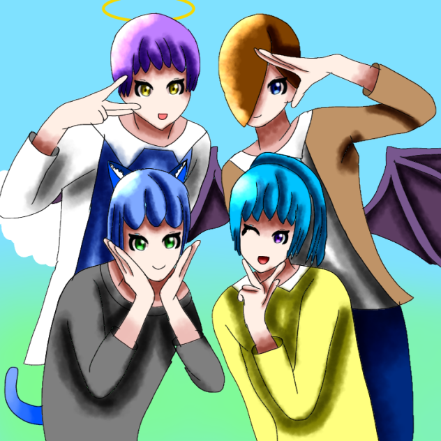 漫画を頑張って描きます！