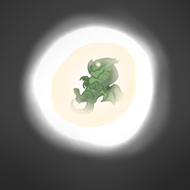 Baby Dragon in the egg.