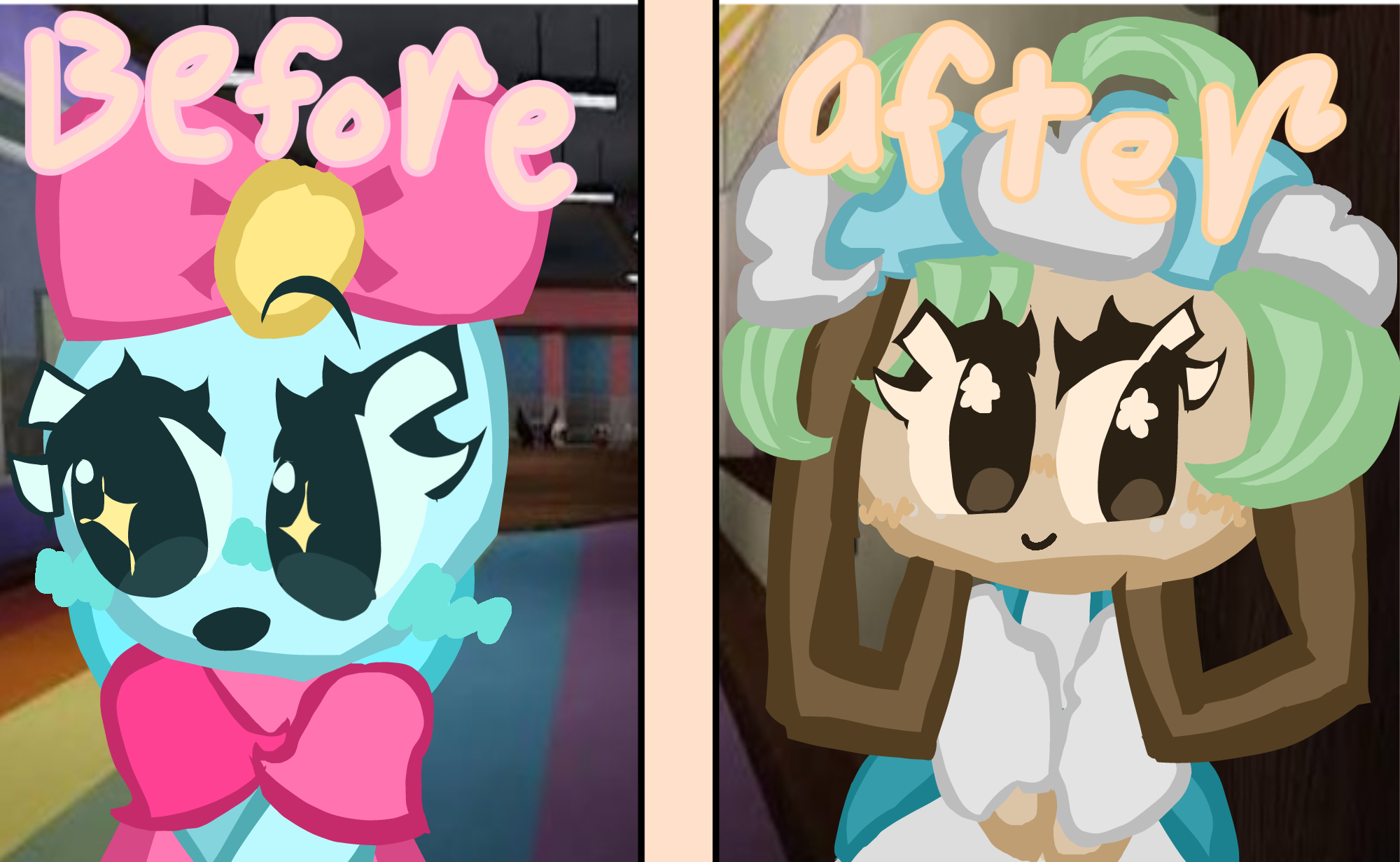 before and after - ibisPaint