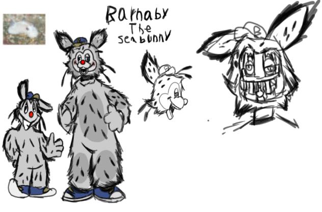 Barnaby the sea bunny (Fnaf oc)