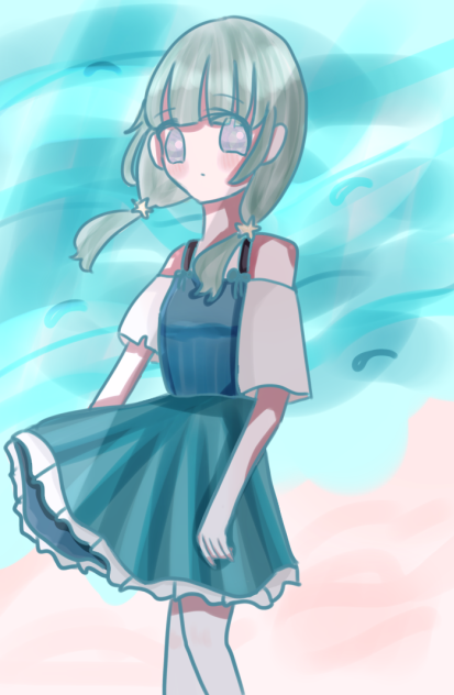 「…。」海✖️青