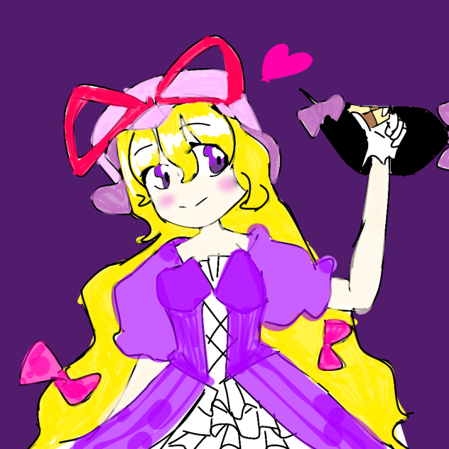 紫書いてみました