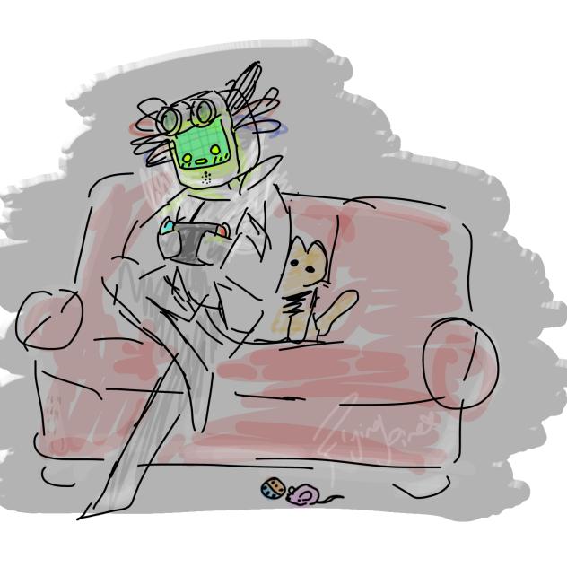 Doc using an ancient device