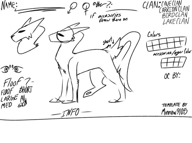 Warrior cats oc template - ibisPaint