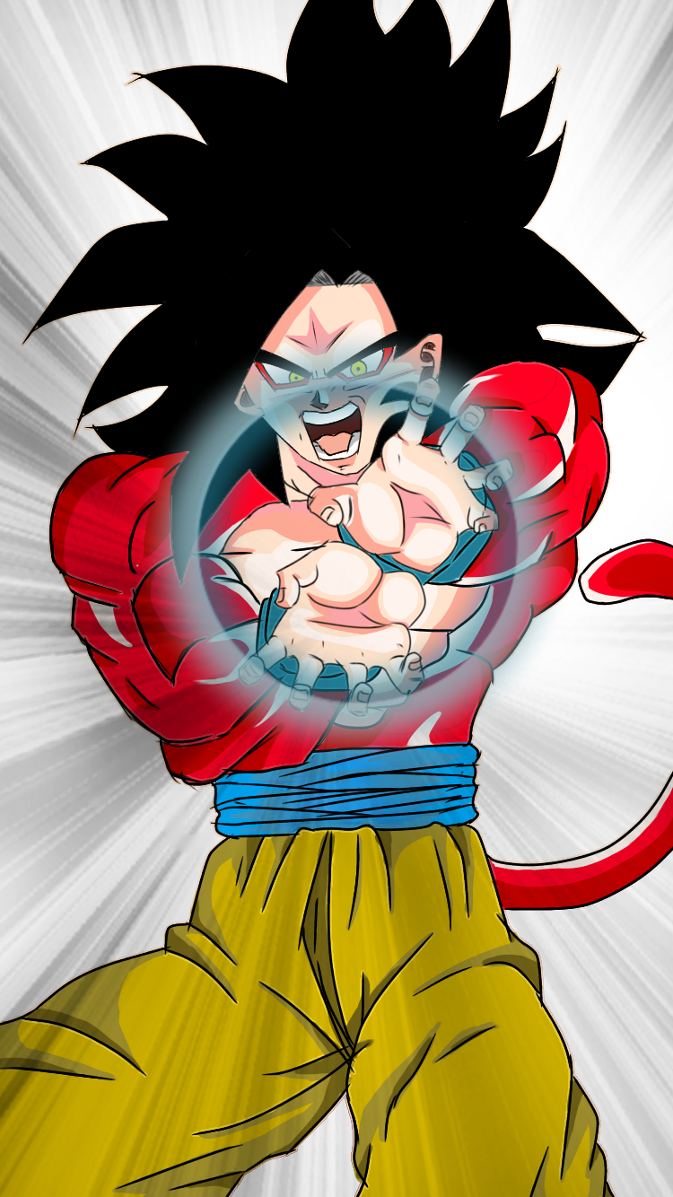 DRAGONBALL 悟空 スーパーサイヤ人4 ibisPaint DRAGONBALL 悟空 スーパーサイヤ人4 ibisPaint