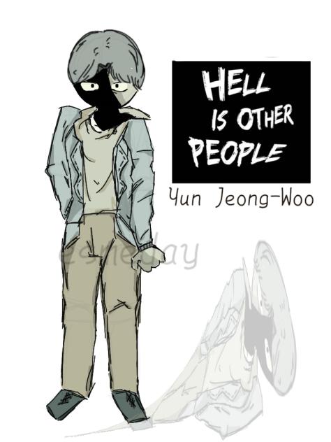 yun jeong-woo, hell is other people