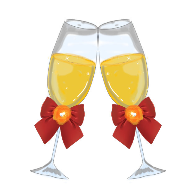 wedding champagne glass