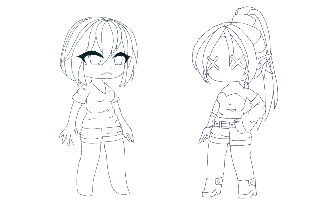 Irl meets Oc Lineart - ibisPaint