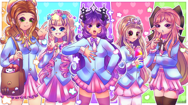 omg its the popular girls 😻