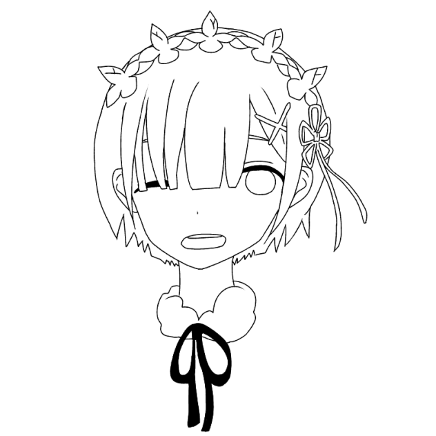 レムの線画