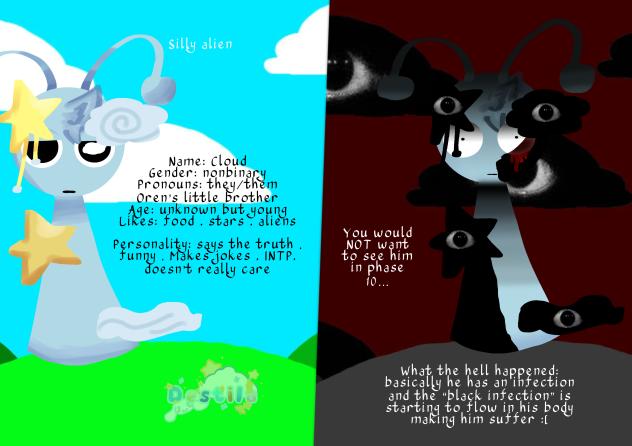 ☁️~cloud~ ☁️ (Sprunki OC)