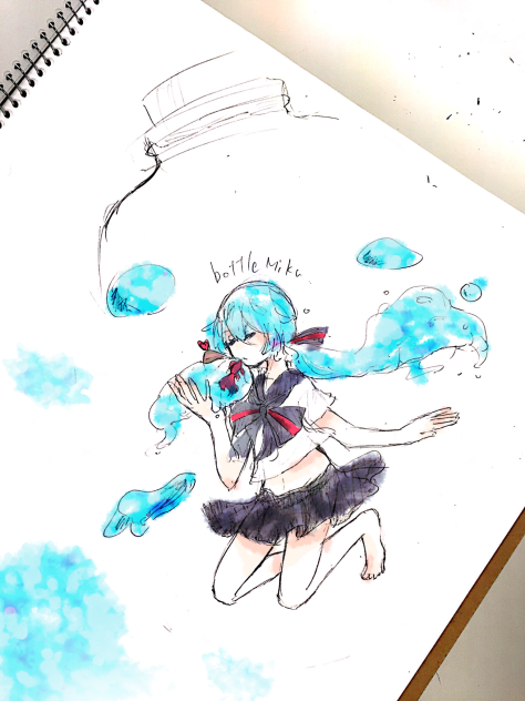 bottle MIKU