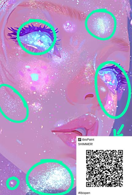 Glitter pen