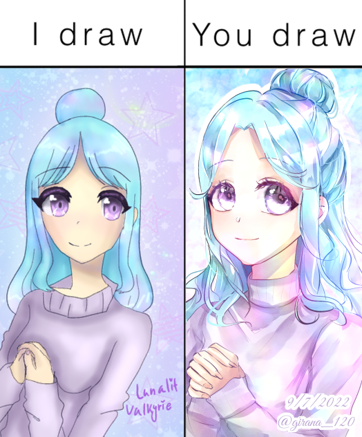 I draw you draw with Lunalit Valkyrie