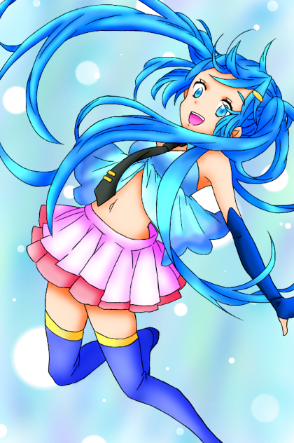 初音ミク  塗らせていただきました！