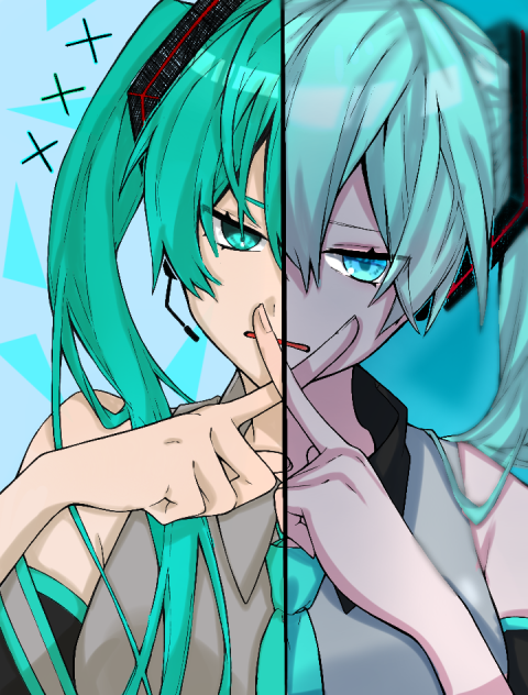 昔の自分と合作！