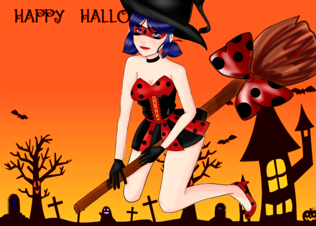 Happy Halloweenレディバグ🐞🎃