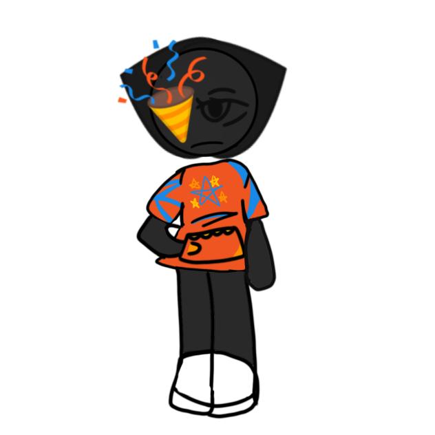 my sis asked me to do a emoji cat oc